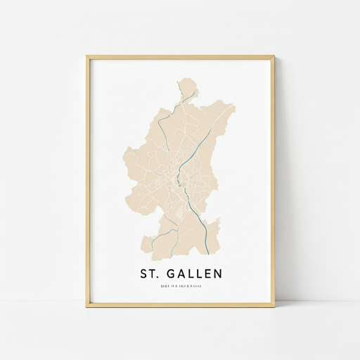 Karte von St. Gallen