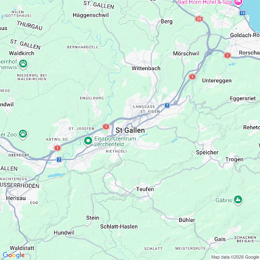 Karte St.Gallen